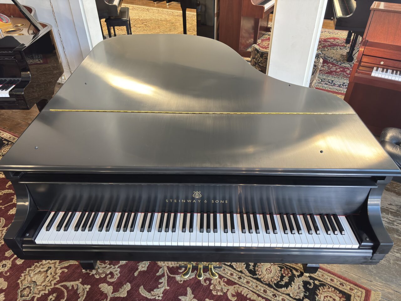 steinway l # 451606 overhead closed lid