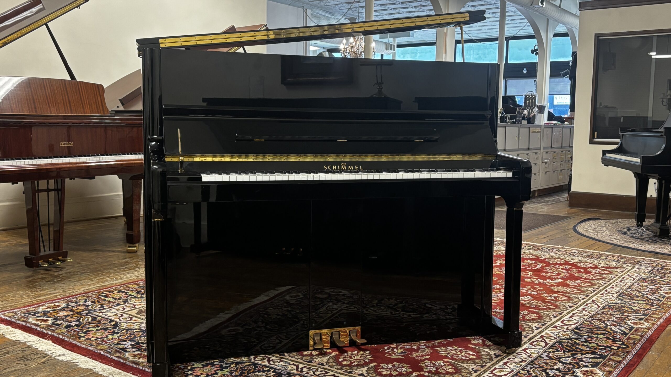 schimmel k125 lid open