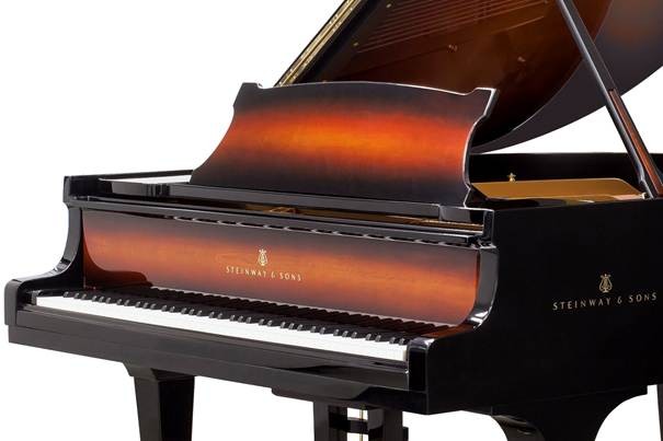 steinway flame front