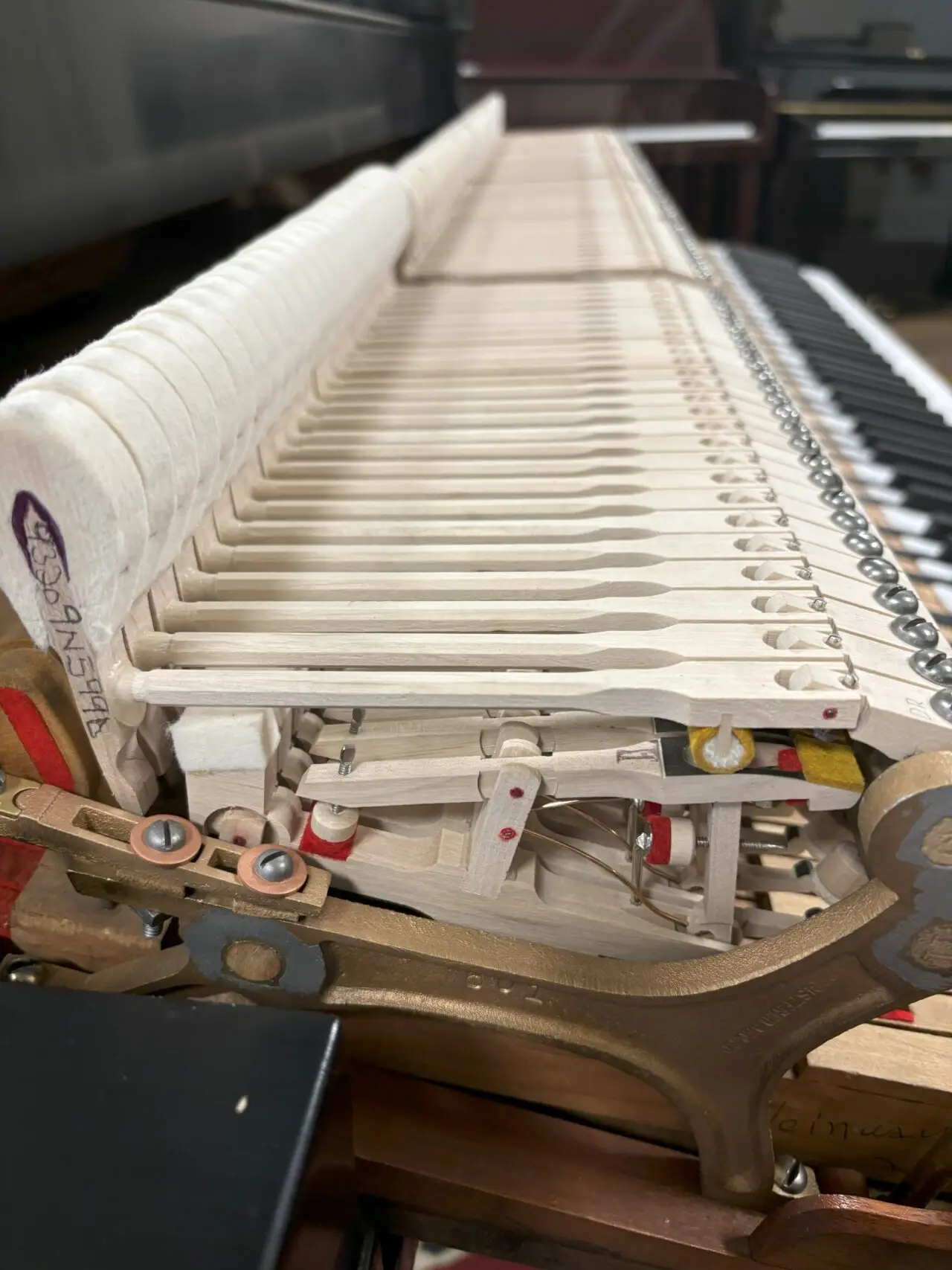 steinway m 205379 nick action