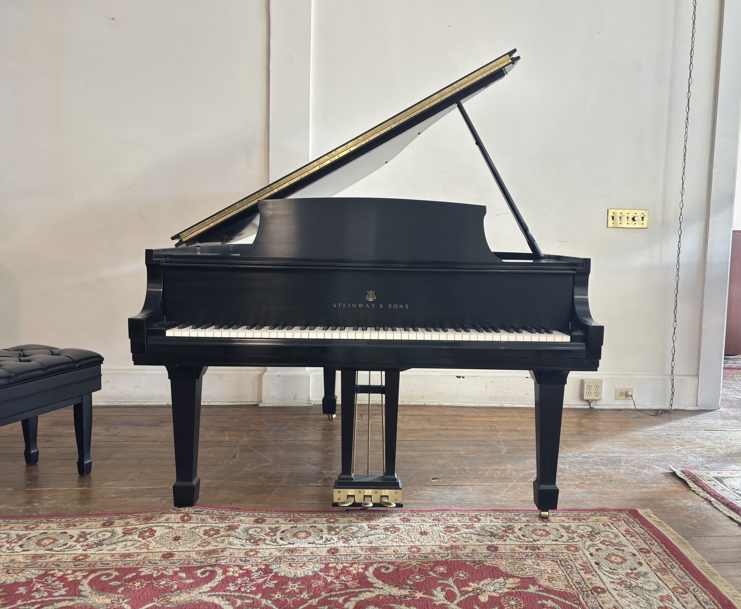 steinway m # 433766 front open lid
