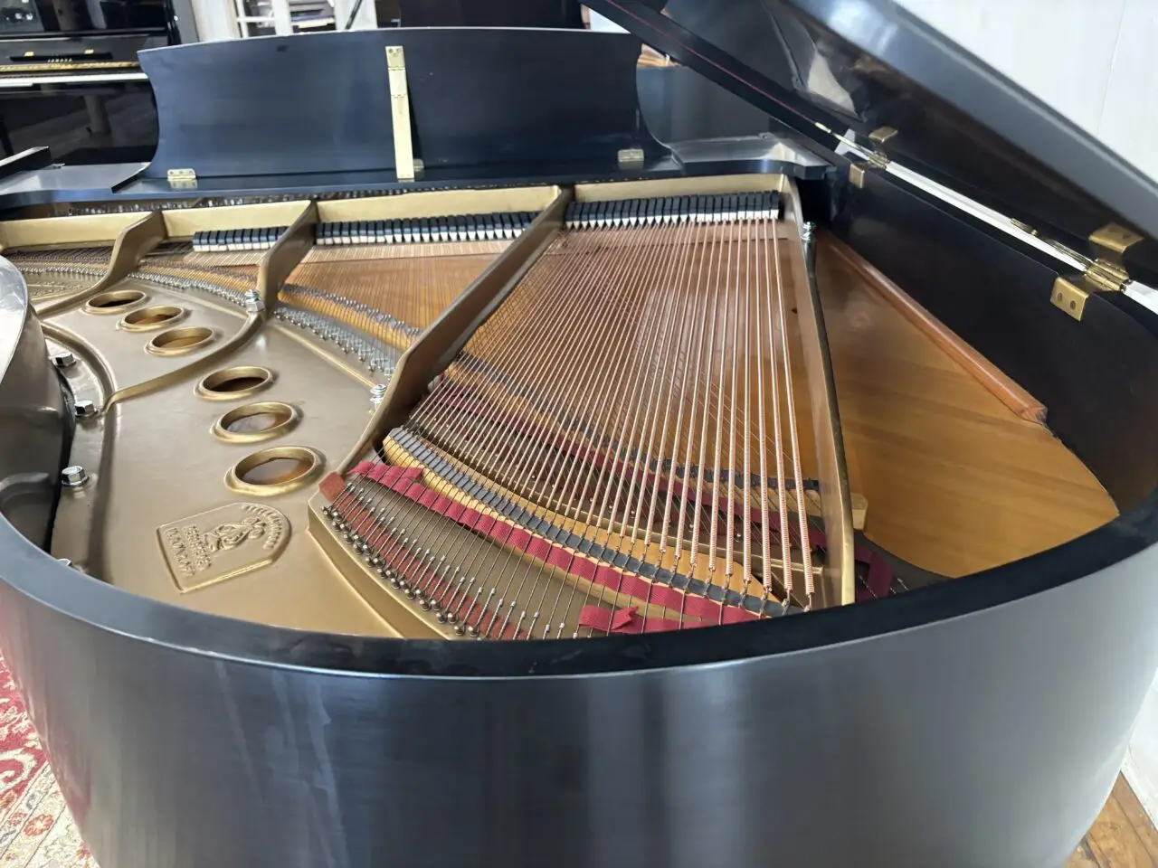 steinway m # 433766 back interior